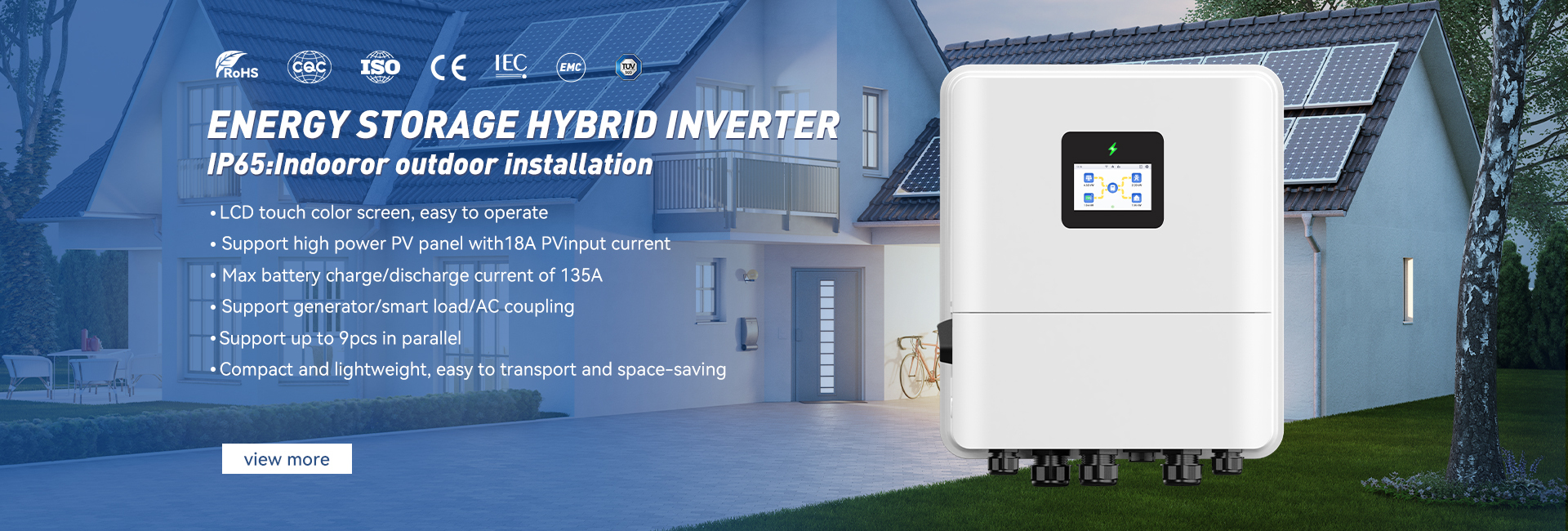 جودة عاكس الطاقة الشمسية الهجينة خارج الشبكة مصنع