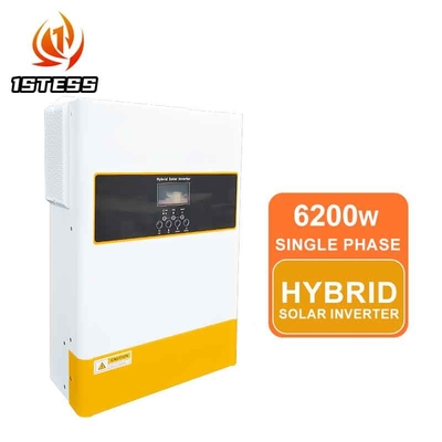 الجهد الإخراج الاسمي 48V 120A MPPT الموجة الصينية النقية عاكس الطاقة الشمسية الهجينة 5.5KW 6.2KW