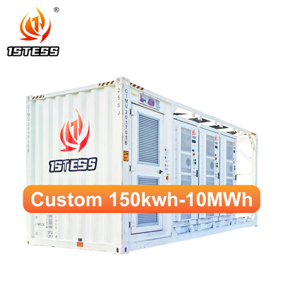 2MWh حاوية صناعية نظام تخزين الطاقة الشمسية بطارية ليثيوم أيون ربط الشبكة خارج الشبكة التبديل التلقائي مخصص