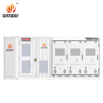 نظام تخزين الطاقة التجاري والصناعي 372kWh خزانة بطارية عالية الجهد مع بطارية التبريد السائل