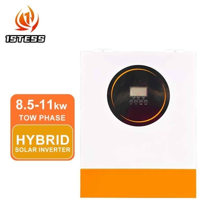 وضع شحن MPPT 8.5KW 11KW عاكس الطاقة الشمسية الهجينة ، 48V 11kW عاكس الطاقة الشمسية الهجينة على الشبكة