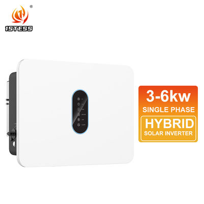IP66 مرحلة واحدة 360 فولت 3kw 3.6kw 5kw 6kw عاكس الطاقة الشمسية الهجينة موجة الصين النقي على / قبالة الشبكة مزدوجة MPPT 360V 4.6kw عاكس الطاقة الشمسية
