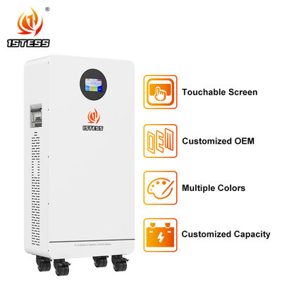 51.2 فولت 300 أمبير ساعة 15.36 كيلووات ساعة حلول تخزين الطاقة السكنية مع المراقبة عن بعد الأداء 825*413*233 ملم دورة الحياة 6000 دورة