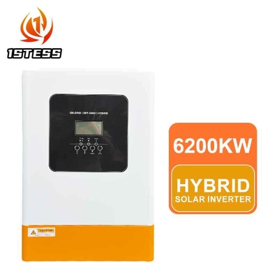 6.2KW على خارج الشبكة عاكس 48VDC الجهد العالي MPPT موجة الجانب الصافي مع غطاء الغبار القابل للإزالة