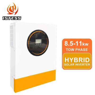 مراقبة عن بعد الـ Wifi 48 فولت مرحلة واحدة 8.5kw 11kw خارج الشبكة عاكس الطاقة الشمسية الهجين
