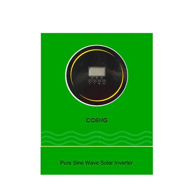 عاكس شمسي هجين 48 فولت 5.5 كيلو واط 6.2 كيلو واط خارج الشبكة أحادي الطور موجة جيبية نقية مع تنشيط بطارية الليثيوم وشاحن شمسي MPPT مدمج