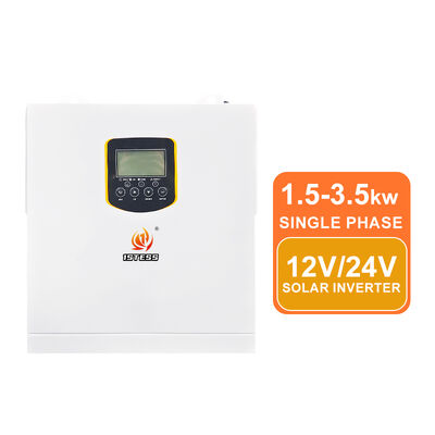 1500W 12V بطارية منخفضة الجهد MPPT خارج الشبكة عاكس الموجة الصينية النقية المرحلة الواحدة المدخل الفوتوغرافي العالي 500Vdc لRV