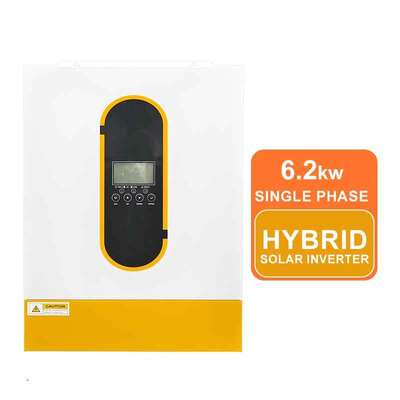 6200VA / 6200W 48V الفاز الواحد الجهد العالي MPPT عاكس الطاقة الشمسية 6500W مدخل متزامن صافي موجة الصين الخروج المزدوج